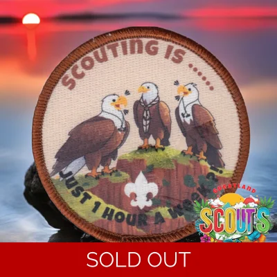 Scouting Just 1 hour a week badge (pre-order)